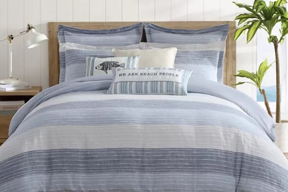Levtex Home Duvet Set - Sand Stripes - Twin
